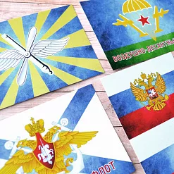 Набор карточек "Армейский альбом", 16 шт (ScrapMania)