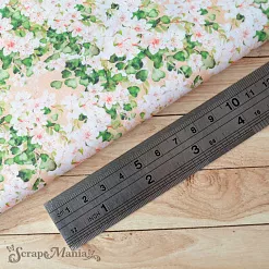 Отрез ткани 75х50 см "Пробуждение природы. Яблоневый цвет" (ScrapMania)