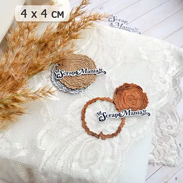 Нож "Пляж. Спил круглый средний", 4х4 см (ScrapMania)