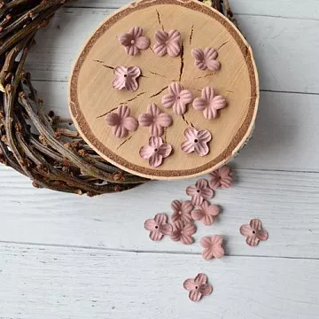 Набор бумажных цветов "Сирень. Коричное печенье" (Китай)