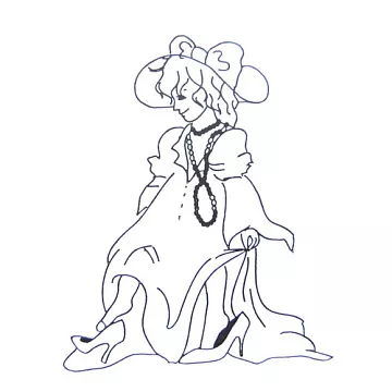 Штамп "Модница" (Студия "Елена")