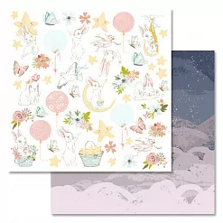 Набор бумаги 30,5х30,5 см "Небесное приключение", 9 листов (ScrapMania) Набор бумаги 30,5х30,5 см "Небесное приключение", 9 листов (ScrapMania)