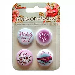 Набор фишек "Райские Птицы" (ScrapBerry's)