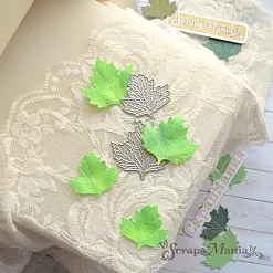 Нож "Калина. Листья", 4,2х7,3 см (ScrapMania)