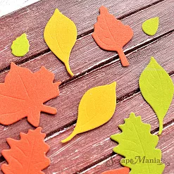 Нож "Листопад", 3,2х3 см (ScrapMania) Нож "Листопад", 3,2х3 см (ScrapMania)