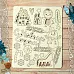 Чипборд "Снеговички. С новым годом" (ScrapMania)