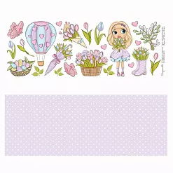 Бумага 11х30 см "Весна. Лист для вырезания" (Scrapmama) Бумага 11х30 см "Весна. Лист для вырезания" (Scrapmama)