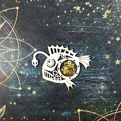 Чипборд "Шейкер. Рыба удильщик. Мини" (CraftStory)