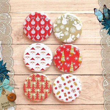 Набор фишек "Новогодние текстуры. Лесные забавы" (Scrapmania)