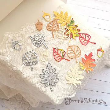Нож "Школьный вальс. Листопад" 4х3 см (ScrapMania)