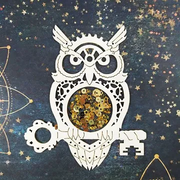 Чипборд "Шейкер. Филин. Большой" (CraftStory)