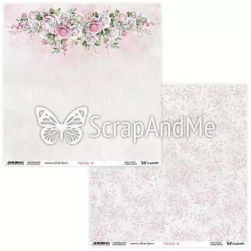 Бумага 30х30 "Pink Roses 05/06" (ScrapAndMe)