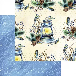 Бумага "Winter birds - 5" (SunnyCraft) Бумага "Winter birds - 5" (SunnyCraft)