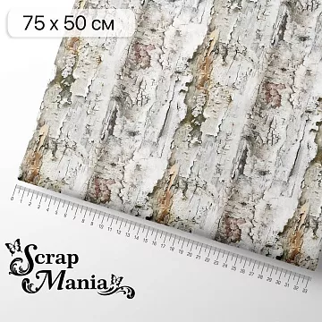 Отрез ткани 75х50 см "Сезон ромашек. Кора" (ScrapMania)