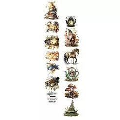 Бумага 6х30 см "Tales of Moss and Fern 1" (Alchemy of Art)