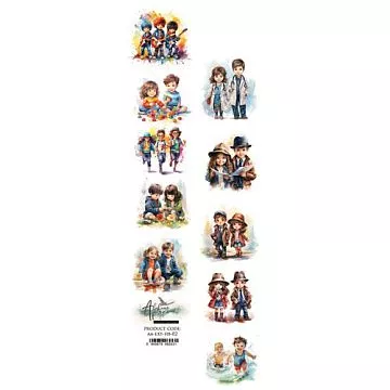 Бумага 6х30 см "Happy Time. Для вырезания" (Alchemy of Art)