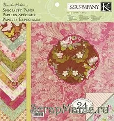 Набор бумаги 30х30 см "Луг" (K&Company) Набор бумаги 30х30 см "Луг" (K&Company)