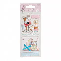 Наклейки объемные 7х14,5 см "Сюрприз на день рождения" (DoCrafts) Наклейки объемные 7х14,5 см "Сюрприз на день рождения" (DoCrafts)