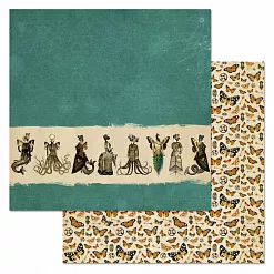 Набор бумаги 30,5х30,5 см "Вечные странники", 12 листов (ScrapMania)