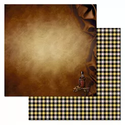 Набор бумаги 20х20 см "Мужчина на миллион", 12 листов (ScrapMania)