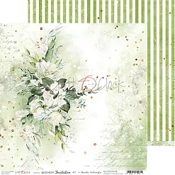 Набор бумаги 30х30 см "Greenery invitation", 6 листов (CraftO'clock)