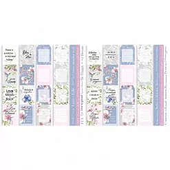 Набор карточек "Tender orchid" на английском и русском (Фабрика Декору)