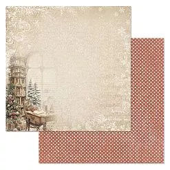 Бумага "Винтажный Новый Год. Зима за окном" (ScrapMania)