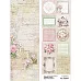 Лист с картинками 10х30 см "Шебби шарм. Карточки мини" (ScrapMania)
