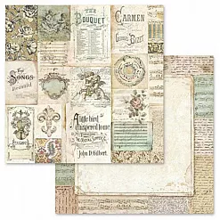 Набор бумаги 30х30 см "Music", 10 листов (Stamperia)