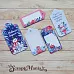 Набор цветного чипборда "Снеговички" (ScrapMania)