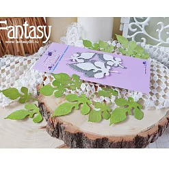 Нож "Листочки шелковицы 1432", 5,5х3,2 см (Fantasy)