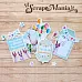 Набор высечек из бумаги "Ламы" (ScrapMania)