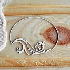 Украшение из чипборда "Рамка 5" (Просто небо)