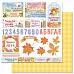 Набор бумаги 15х15 см "Школа", 8 листов (ScrapMania)