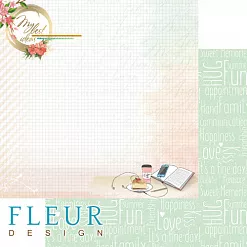 Набор бумаги 15х15 см "Мечтай", 24 листа (Fleur-design)