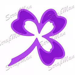 Нож для вырубки и тиснения "Клевер" (Scrapman)