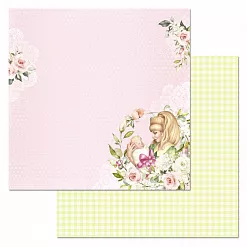 Набор бумаги 30,5х30,5 см "Кудряшка", 12 листов (ScrapMania)