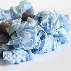 Шебби лента "Сизая", ширина 1,4 см, длина 0,9 м