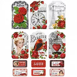 Скрап-карта А4 "L'amour" (ScrapMania)