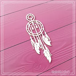 Чипборд "Макраме 4", 3х8,5 см (СкрапМагия)