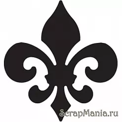 Дырокол 2,5 см "Флер-де-Лис" (EKS)