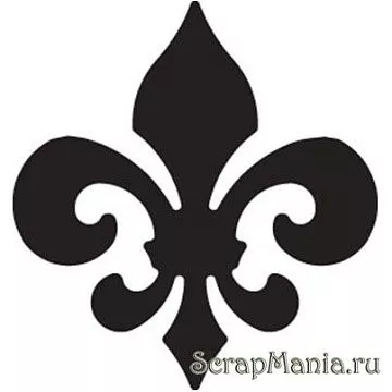 Дырокол 2,5 см "Флер-де-Лис" (EKS)