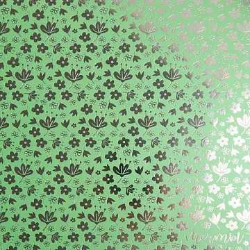 Бумага жемчужная с фольгированием "Мечты" (АртУзор)