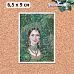 Тканевая карточка "Малахитовый цветок. Хозяйка медной горы" (ScrapMania)