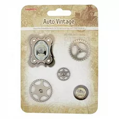 Набор брадсов "Auto Vintage" (ScrapBerry's) Набор брадсов "Auto Vintage" (ScrapBerry's)