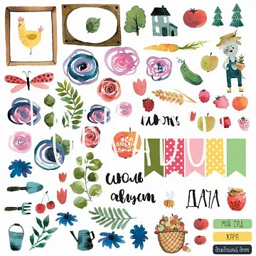 Бумага "Лето на даче. Лето у бабули" (Polkadot)