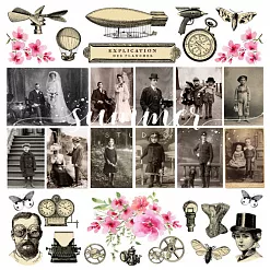 Бумага "Dreamland. Elements" (Summer Studio) Бумага "Dreamland. Elements" (Summer Studio)