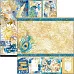Набор бумаги 30х30 см "Indigo", 12 листов (Ciao bella)
