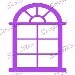 Нож "Окно", 9,7х11,5 см (Scrapman)