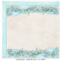 Набор бумаги 30х30 см "Forget me not", 6 листов (Lemon Craft) Набор бумаги 30х30 см "Forget me not", 6 листов (Lemon Craft)